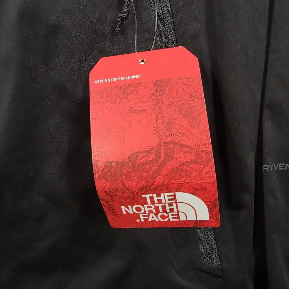 The North Face‎ All Weather Jacket Mens 2XL Black DryVent Hooded Hike Waterproof